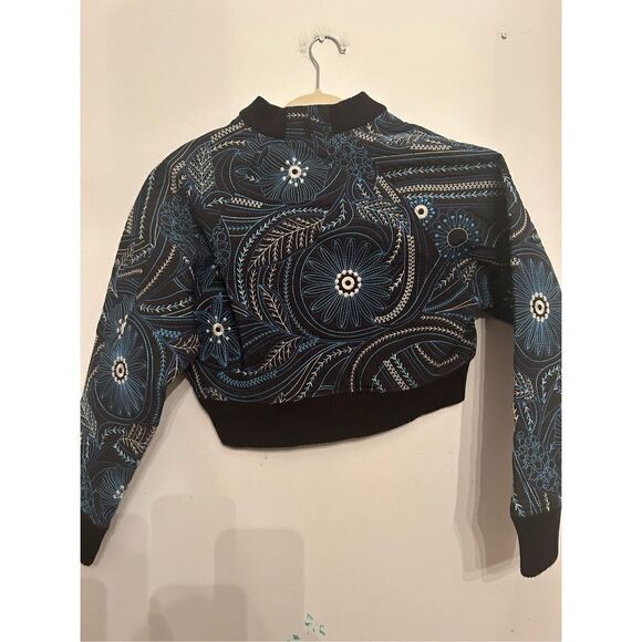 Free people Garden Party Bomber Jacket size M - Picture 7 of 10